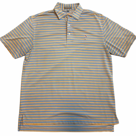 Peter Millar Summer Comfort Striped Golf Polo - Picture 2 of 6